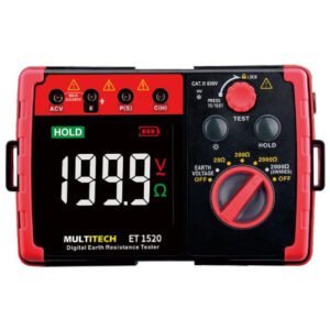 MULTITECH ET-1520 DIGITAL EARTH RESISTANCE TESTER