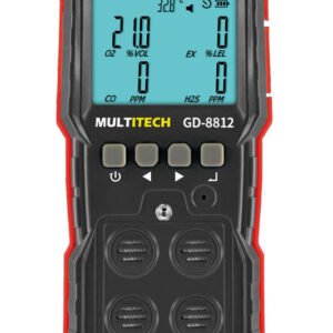 MULTITECH GD-8812 COMPOUND GAS MONITOR-4IN 1