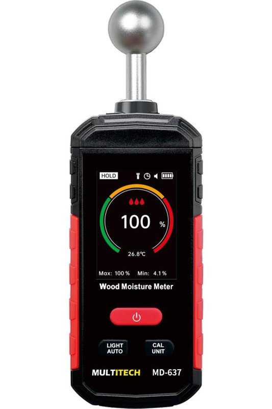 MULTITECH MD -637 NON - CONTACT WOOD MOISTURE METER