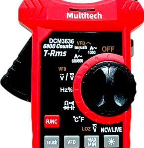 MULTITECH DCM3636 TRMS CLAMP METER